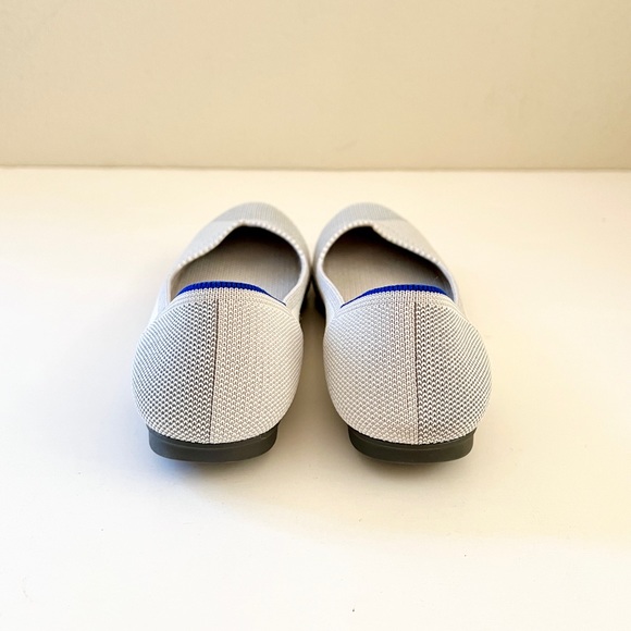 ✨RARE✨ ROTHY’S Round Toe Flats in Sea Glass Grey - Picture 5 of 9